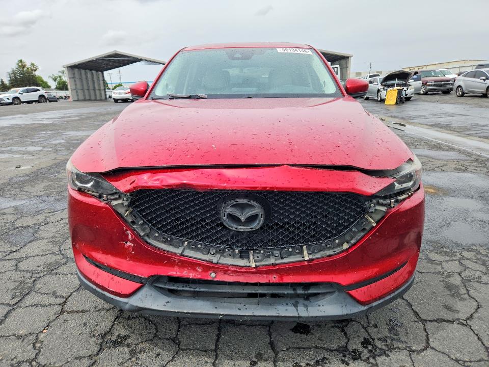 2017 Mazda Cx-5 VIN JM3KFACL3H0171458 COPART salvage auction — FRONT END, Ca - Salvage Certificate, sold $4,200 on 2026-07-13 (photo 5)