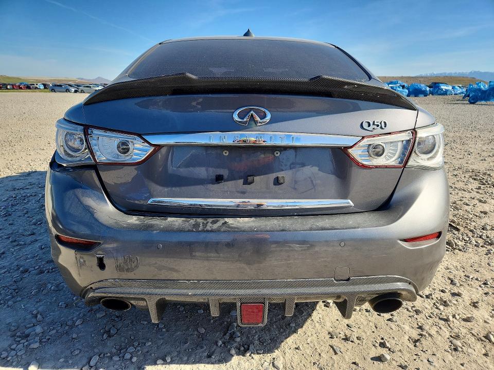 2016 Infiniti Q50 VIN JN1EV7AP3GM300505 COPART salvage auction — FRONT END, UT - SALVAGE CERTIFICATE, sold $725 on 2026-07-24 (photo 6)
