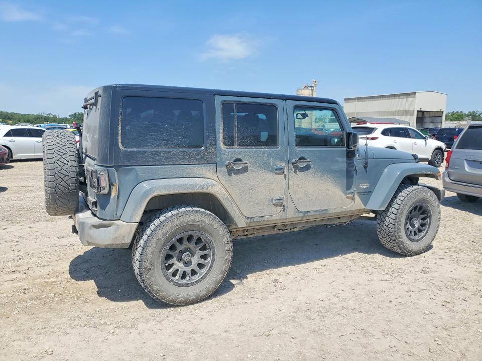 2014 Jeep Wrangler / VIN 1C4BJWEG1EL106199 COPART salvage auction — REAR END, Ks - Cert Of Title-Salvage, sold $5,700 on 2026-07-09 (photo 3)
