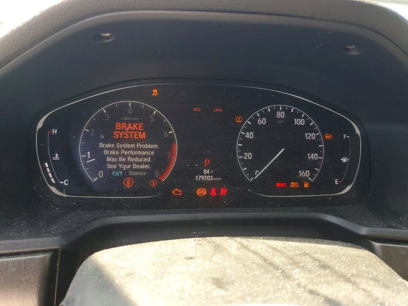 2018 Honda VIN 1HGCV1F11JA086386 COPART salvage auction — FRONT END, Ms - Certificate Of Title, sold $5,100 on 2026-07-10 (photo 9)
