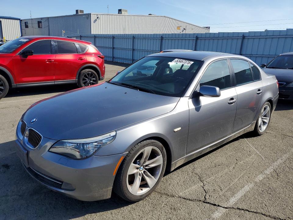 2008 BMW 5 series VIN WBANU53518CT06162 COPART salvage auction — MINOR DENT/SCRATCHES, CA - DIS/DLR/EXP APP FOR DUP CLEAN, sold $400 on 2026-07-17 (photo 1)