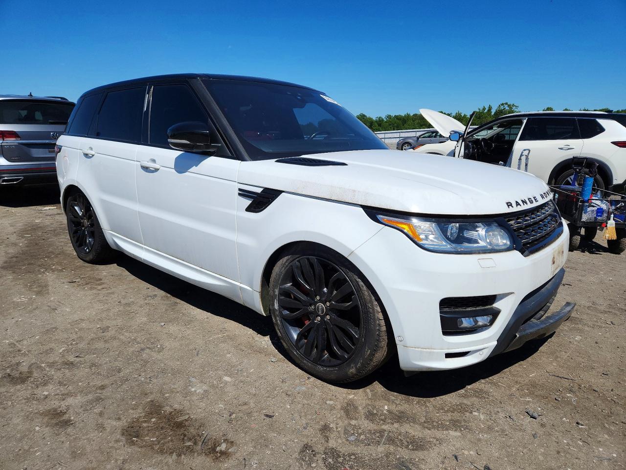 2017 Land Rover Range Rover Sport VIN SALWV2FV9HA155333 COPART salvage auction — Front End, VA - CERTIFICATE OF TITLE (P), sold $5,300 on 2026-07-05 (photo 4)