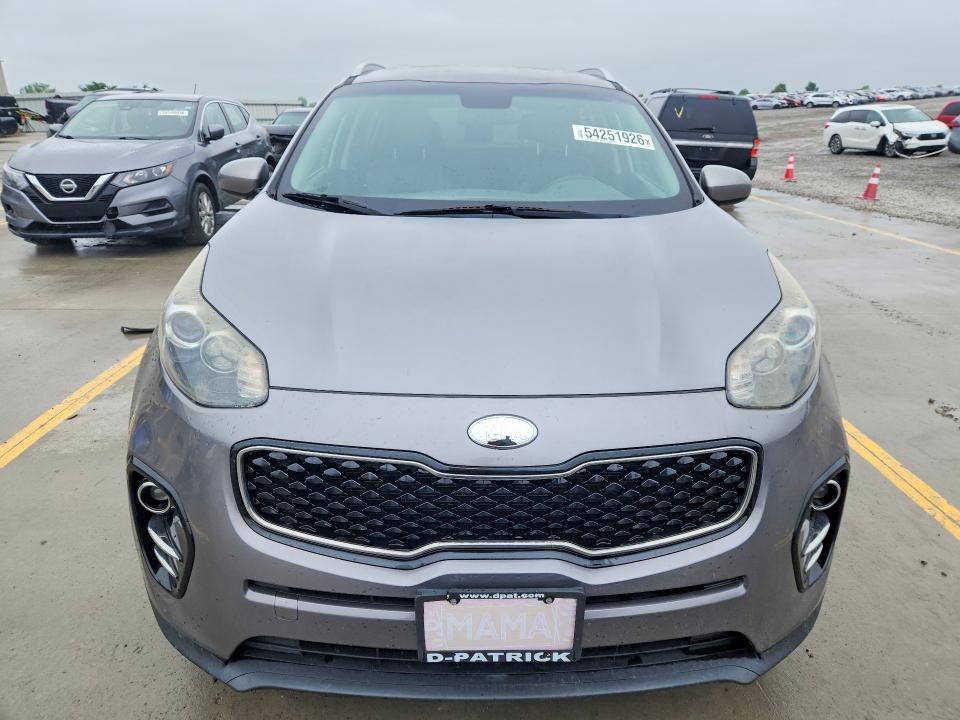 2017 Kia Sportage VIN KNDPN3AC7H7169185 COPART salvage auction — REAR END, In - Cert Of Title-Salvage Title, sold $2,750 on 2026-07-25 (photo 5)