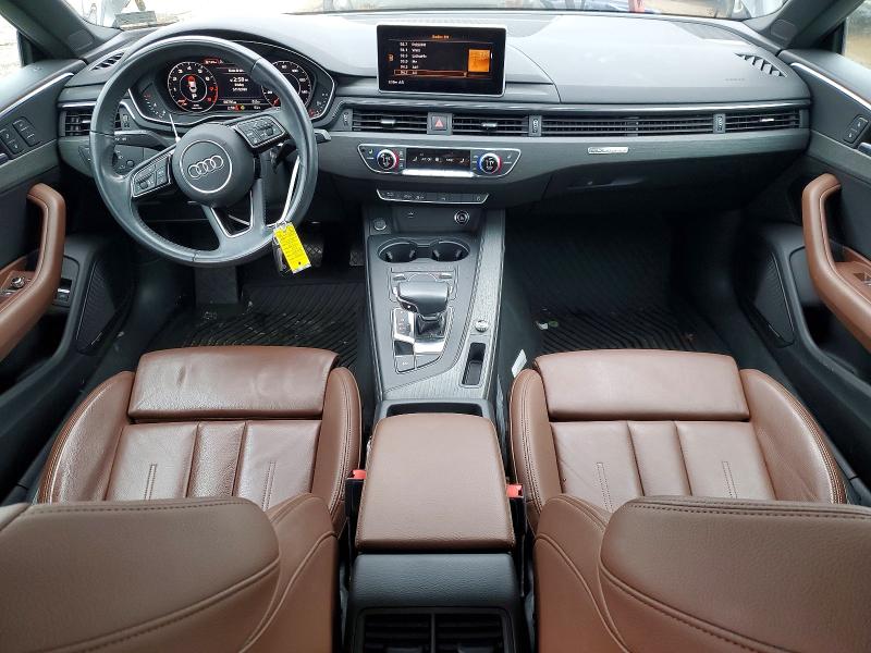 2018 Audi A5 VIN WAUENCF53JA084027 COPART salvage auction — ENGINE BURN, Il - Salvage Certificate, sold $7,900 on 2026-07-07 (photo 8)