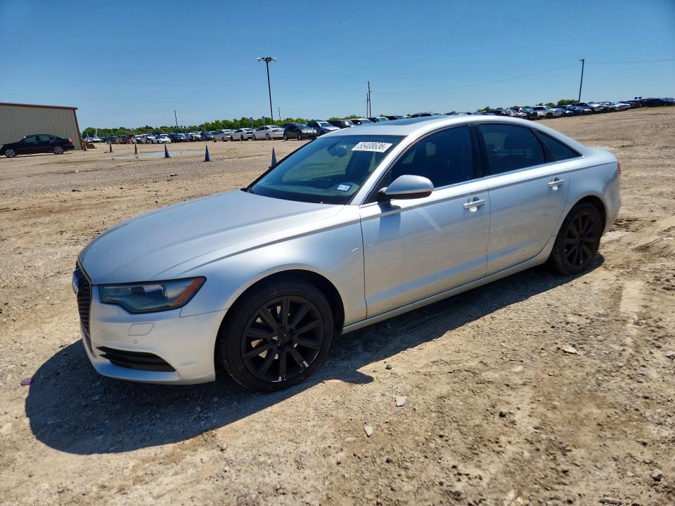 2013 Audi A6 VIN WAUGFAFC3DN005607 COPART salvage auction — SIDE, TX - SALVAGE VEHICLE TITLE, sold $800 on 2026-07-29 (photo 1)