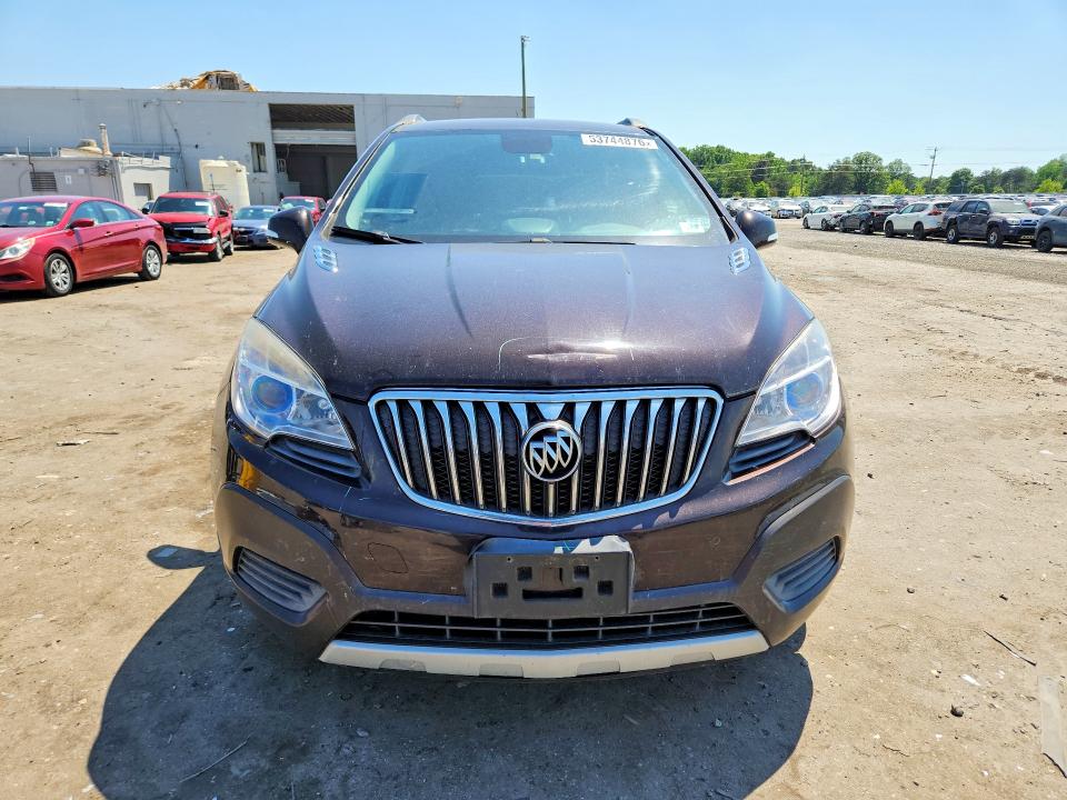 2016 Buick Encore VIN KL4CJASB1GB719751 COPART salvage auction — REAR END, Va - Certificate Of Title, sold $825 on 2026-07-08 (photo 5)