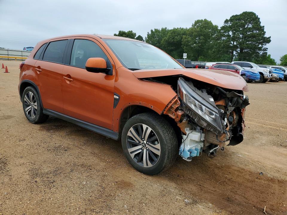 2023 Mitsubishi Outlander VIN JA4ARUAU0PU003366 COPART salvage auction — FRONT END, Tx - Salvage Vehicle Title, sold $3,600 on 2026-07-27 (photo 4)