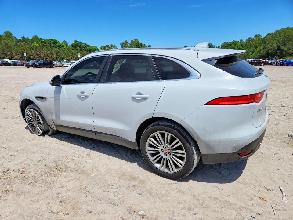 2018 Jaguar F-pace VIN SADCN2EV0JA242365 COPART salvage auction — FRONT END, Va - Cert Of Title - Salvage, sold $4,200 on 2026-07-20 (photo 2)