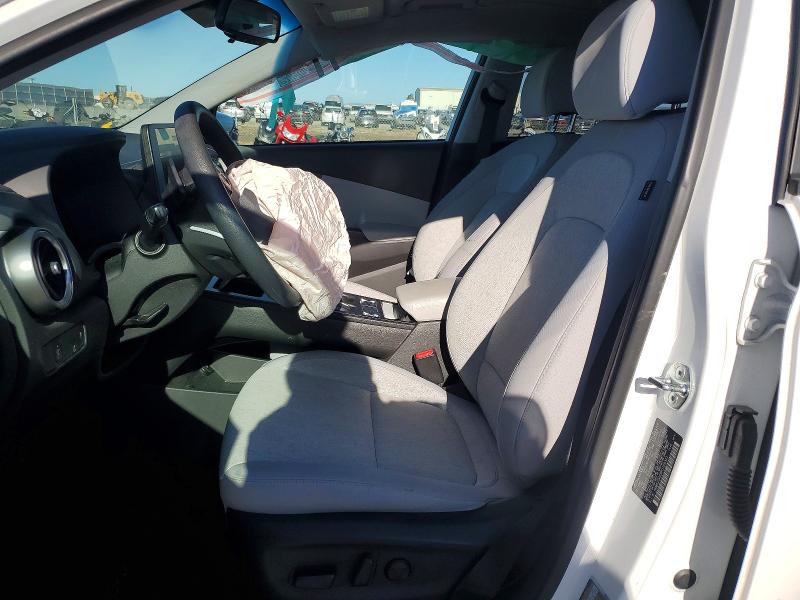 2023 Hyundai Kona VIN KM8K23AG9PU169321 COPART salvage auction — FRONT END, Ca - Salvage Certificate, sold $2,650 on 2026-07-02 (photo 7)