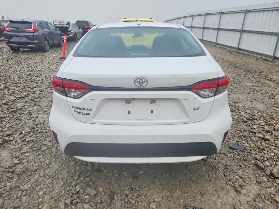 2020 Toyota Corolla VIN 5YFEPRAE8LP078505 COPART salvage auction — FRONT END, Wi - Junked Vehicle Bill Of Sale, sold $2,800 on 2026-07-06 (photo 6)