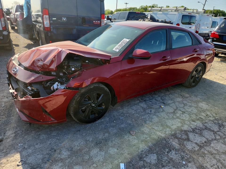 2022 Hyundai Elantra VIN KMHLM4AG0NU312240 COPART salvage auction — FRONT END, In - Cert Of Title-Salvage Title, sold $3,500 on 2026-07-10 (photo 1)