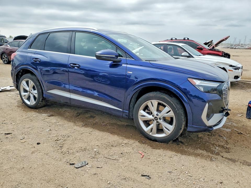 2023 Audi Q4 e-tron VIN WA1L2BFZ3PP035586 COPART salvage auction — REAR END, Il - Salvage Certificate, sold $12,500 on 2026-07-30 (photo 4)