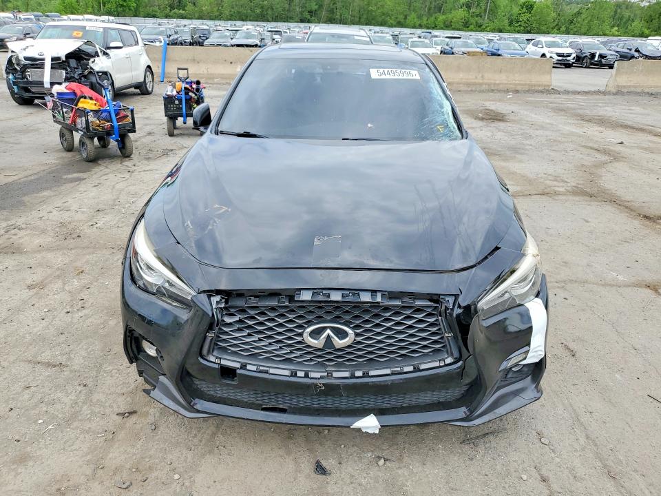2018 Infiniti Q50 VIN JN1EV7AR2JM441204 COPART salvage auction — REAR END, Ct - Cert Of Title-Salvage (P), sold $1,900 on 2026-07-14 (photo 5)