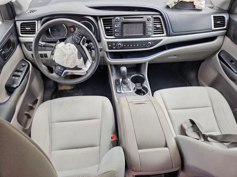 2019 Toyota Highlander VIN 5TDZZRFH9KS339001 COPART salvage auction — FRONT END, Ar - Cert Of Title-Salvage, sold $30 on 2026-07-27 (photo 8)
