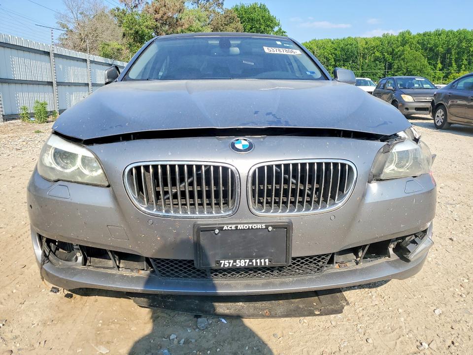 2012 BMW 5er VIN WBAFU7C57CDU61155 COPART salvage auction — SIDE, VA - CERT OF TITLE - SALVAGE, sold $1,200 on 2026-07-14 (photo 5)