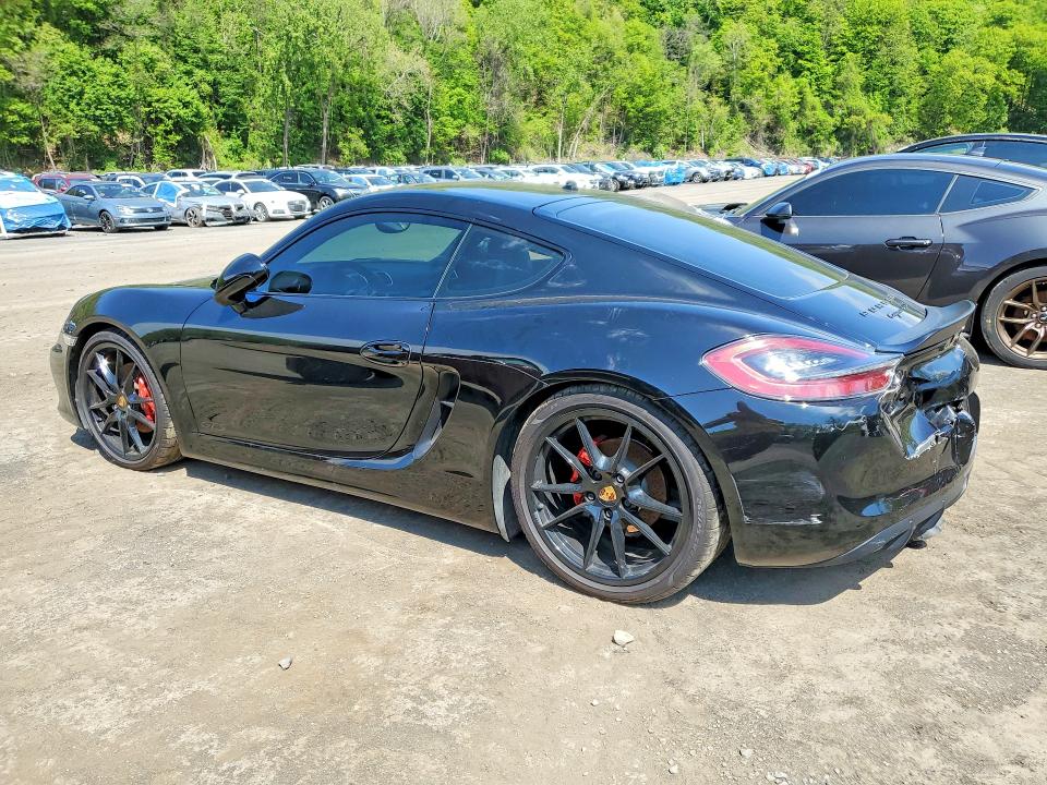 2016 Porsche Cayman VIN WP0AB2A80GK185826 COPART salvage auction — SIDE, Nj - Cert Of Title-Salvage, sold $29,000 on 2026-07-30 (photo 2)
