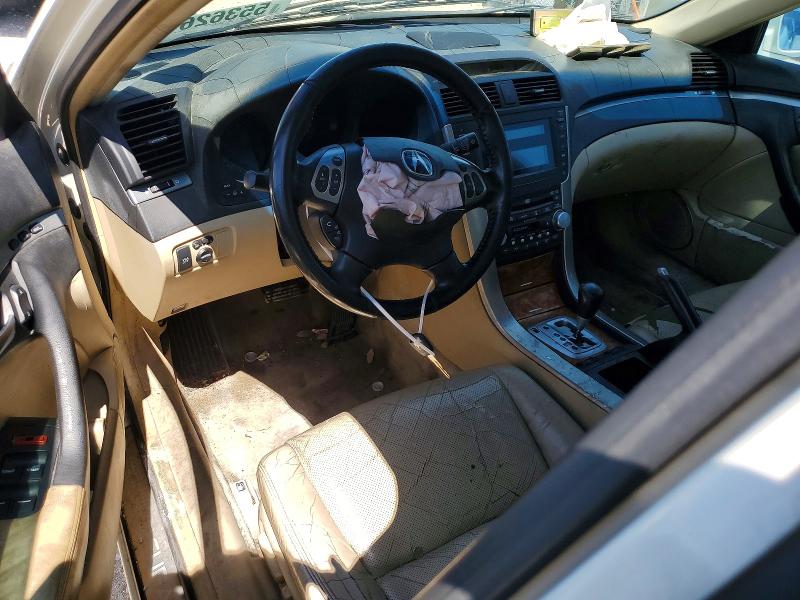 2004 Acura Tl VIN 19UUA66254A016416 COPART salvage auction — FRONT END, Tx - Salvage Vehicle Title, sold $100 on 2026-07-09 (photo 8)