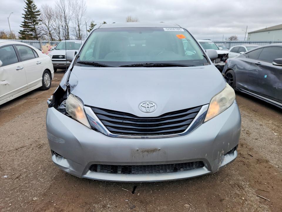 2011 Toyota Sienna VIN 5TDKK3DC1BS164995 COPART salvage auction — FRONT END, On - Permit No Brand - Unfit, sold $2,200 on 2026-07-28 (photo 5)