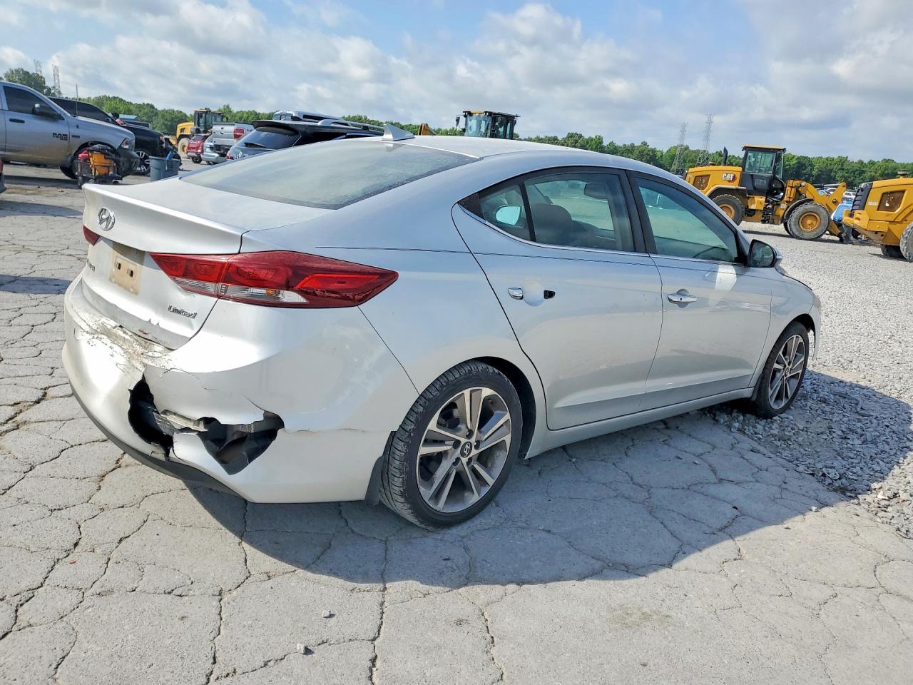2017 Hyundai Elantra VIN 5NPD84LF0HH034469 COPART salvage auction — Burn Engine, TN - SALVAGE CERTIFICATE, sold $400 on 2026-06-23 (photo 3)