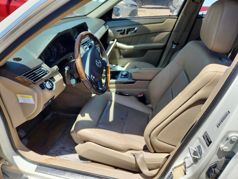 2010 Mercedes-benz E-class VIN WDDHF5GB6AA221027 COPART salvage auction — WATER/FLOOD, Tx - Certificate Of Title (P), sold $2,700 on 2026-07-09 (photo 7)