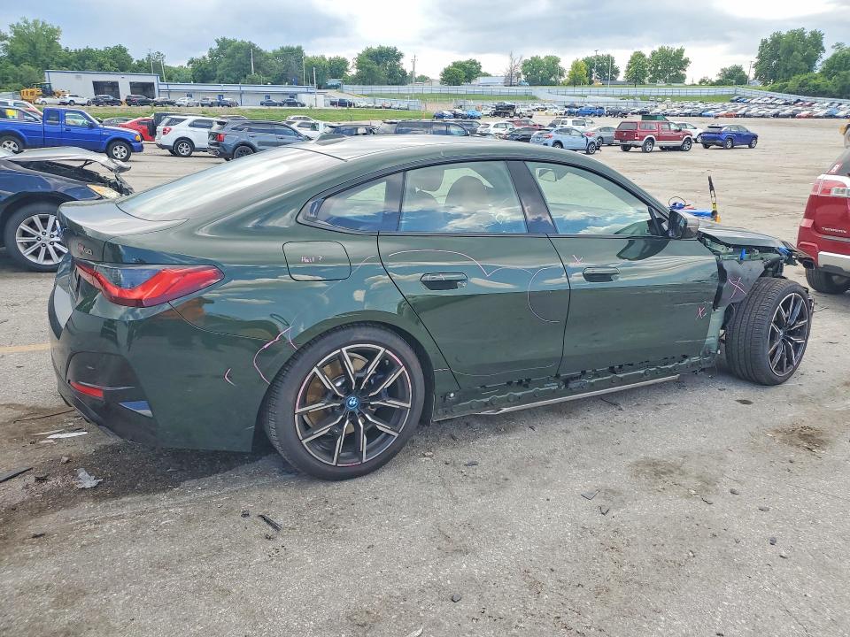 2023 BMW I4 VIN WBY33AW06PFN77994 COPART salvage auction — FRONT END, MO - SALVAGE CERTIFICATE OF TITLE, sold $11,300 on 2026-07-24 (photo 3)