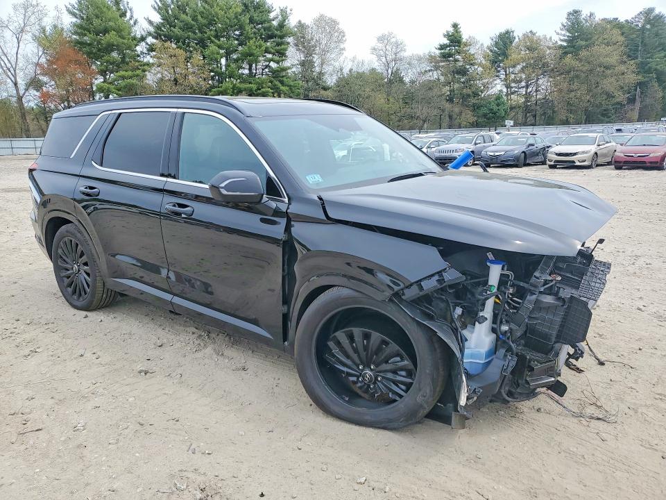 2025 Hyundai Palisade VIN KM8R7DGE7SU919657 COPART salvage auction — FRONT END, Ma - Cert Of Title-Salvage, sold $80 on 2026-07-02 (photo 4)