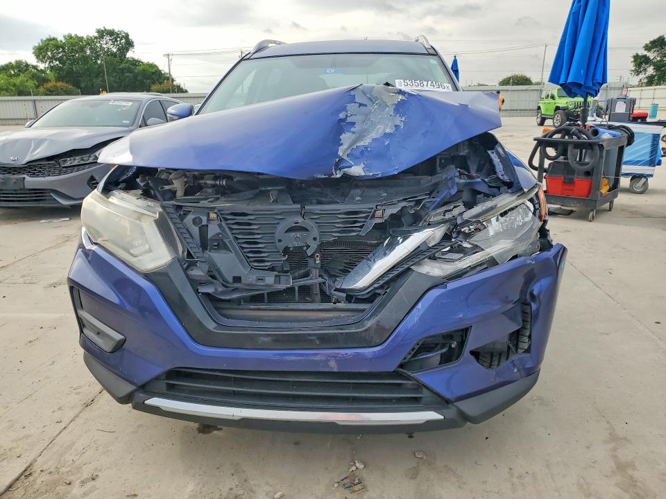 2018 Nissan Rogue VIN JN8AT2MT2JW470478 COPART salvage auction — FRONT END, Tx - Salvage Vehicle Title, sold $1,650 on 2026-07-06 (photo 5)