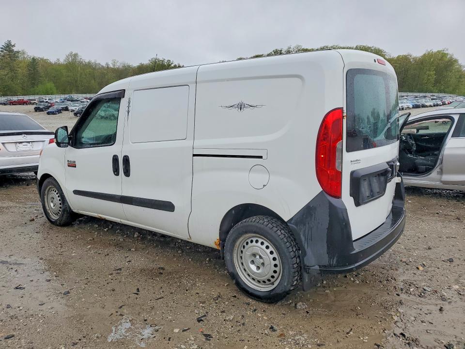 2017 Ram Promaster city VIN ZFBERFAB0H6D46725 COPART salvage auction — WATER/FLOOD, Ma - Cert Of Title-Flood Salvage, sold $1,000 on 2026-07-08 (photo 2)