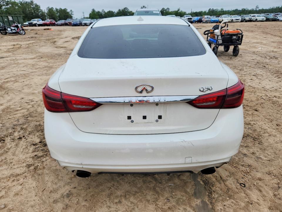 2020 Infiniti Q50 VIN JN1EV7AP0LM205605 COPART salvage auction — FRONT END, Fl - Certificate Of Destruction, sold $2,600 on 2026-07-06 (photo 6)