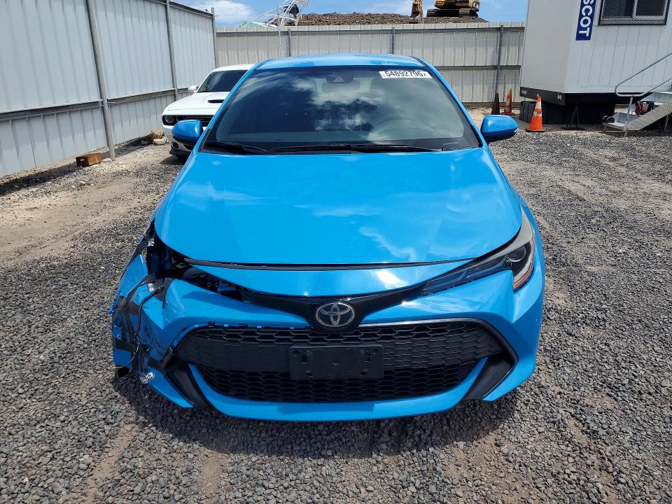 2019 Toyota VIN JTNK4RBE7K3036727 COPART salvage auction — FRONT END, Hi - Certificate Of Salvage, sold $50 on 2026-07-27 (photo 5)