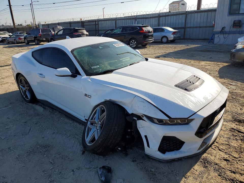 2025 Ford Mustang VIN 1FA6P8CF1S5401606 COPART salvage auction — FRONT END, Ca - Salvage Certificate, sold $25,500 on 2026-07-02 (photo 4)