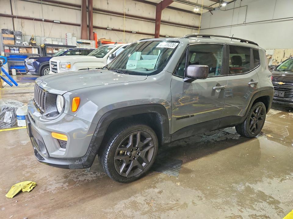 2021 Jeep Renegade VIN ZACNJDBB2MPN36793 COPART salvage auction — HAIL, MO - SALVAGE CERTIFICATE OF TITLE, sold $4,750 on 2026-07-29 (photo 1)