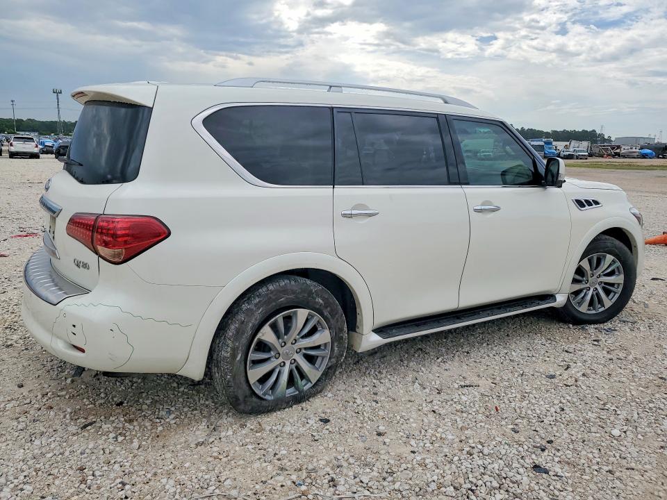 2015 Infiniti Qx80 VIN JN8AZ2NF5F9573567 COPART salvage auction — FRONT END, Tx - Certificate Of Title, sold $2,500 on 2026-07-03 (photo 3)