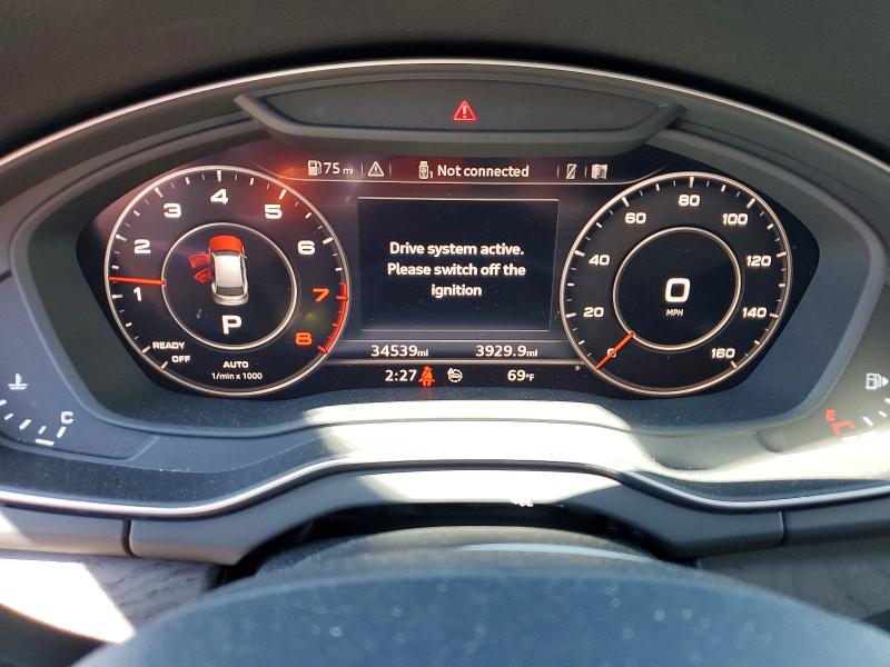 2018 Audi Q5 VIN WA1CNAFY1J2067739 COPART salvage auction — FRONT END, Wa - Bill Of Sale, sold $2,700 on 2026-07-27 (photo 9)