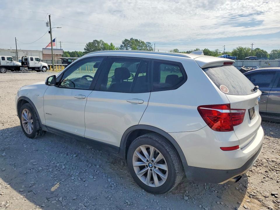 2015 BMW X3 VIN 5UXWY3C50F0E97461 COPART salvage auction — WATER/FLOOD, AL - CERT OF TITLE-SALVAGE TITLE, sold $4,100 on 2026-07-02 (photo 2)