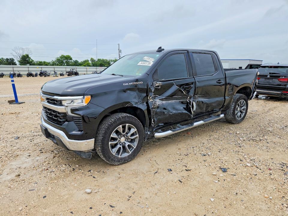 2022 Chevrolet Silverado 1500 VIN 2GCPACED8N1518488 COPART salvage auction — SIDE, Tx - Certificate Of Title, sold $19,900 on 2026-07-30 (photo 1)