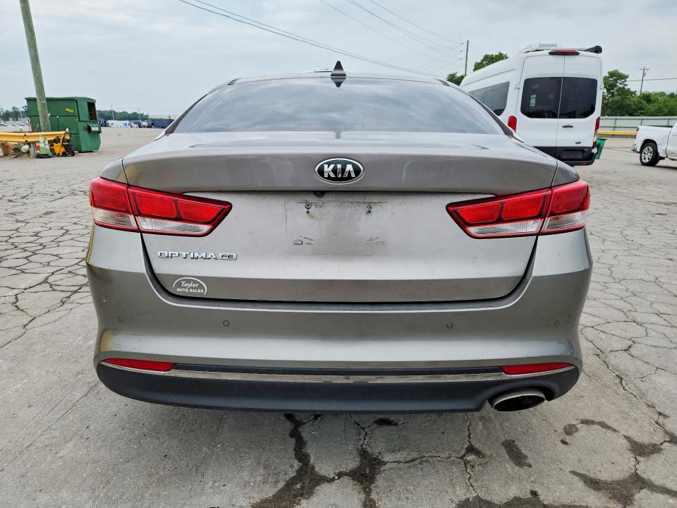 2016 Kia Optima VIN 5XXGT4L30GG072327 COPART salvage auction — FRONT END, Tn - Salvage Certificate, sold $600 on 2026-07-13 (photo 6)