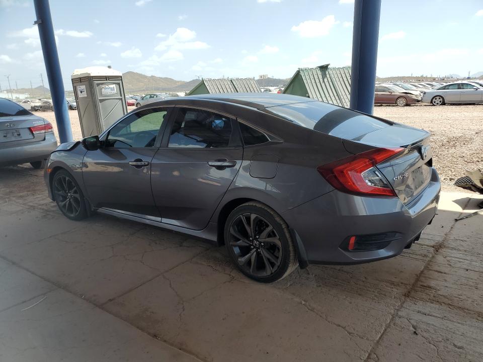 2020 Honda Civic VIN 19XFC2F86LE002762 COPART salvage auction — FRONT END, Az - Cert Of Title - Salvage, sold $5,300 on 2026-07-09 (photo 2)