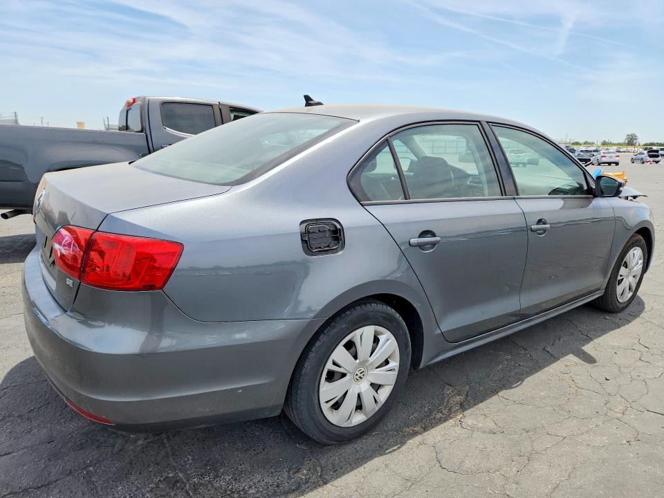 2014 Volkswagen Jetta VIN 3VWD17AJ5EM249927 COPART salvage auction — FRONT END, Ca - Salvage Certificate, sold $225 on 2026-07-23 (photo 3)
