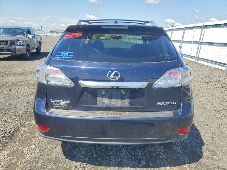 2010 Lexus Rx 350 VIN 2T2BK1BA6AC025485 COPART salvage auction — MINOR DENT/SCRATCHES, Id - Certificate Of Title, sold $2,050 on 2026-07-09 (photo 6)