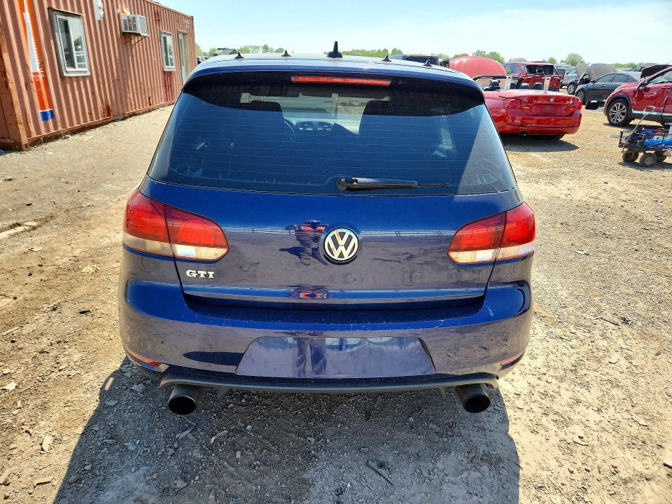 2012 Volkswagen Gti VIN WVWHD7AJ8CW164461 COPART salvage auction — FRONT END, Il - Salvage Certificate, sold $1,650 on 2026-07-21 (photo 6)