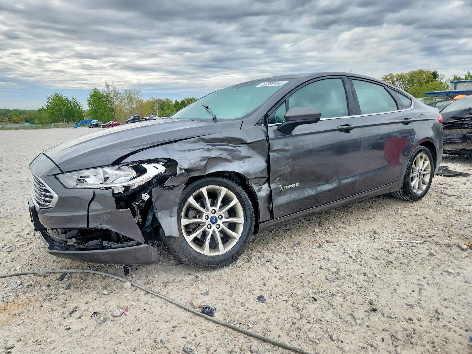 2017 Ford Fusion VIN 3FA6P0LU8HR287979 COPART salvage auction — FRONT END, MI - CERT OF TITLE-SALVAGE VEHICLE, sold $575 on 2026-07-02 (photo 1)