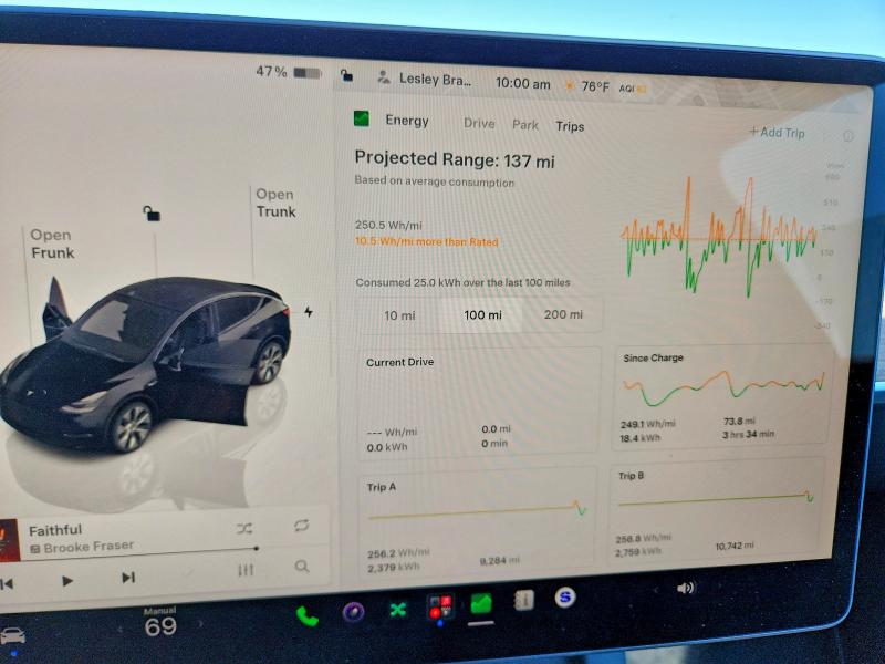 2023 Tesla Model 3 VIN 7SAYGDEE0PA061595 COPART salvage auction — SIDE, Salvage Title, sold $250 on 2026-08-03 (photo 9)