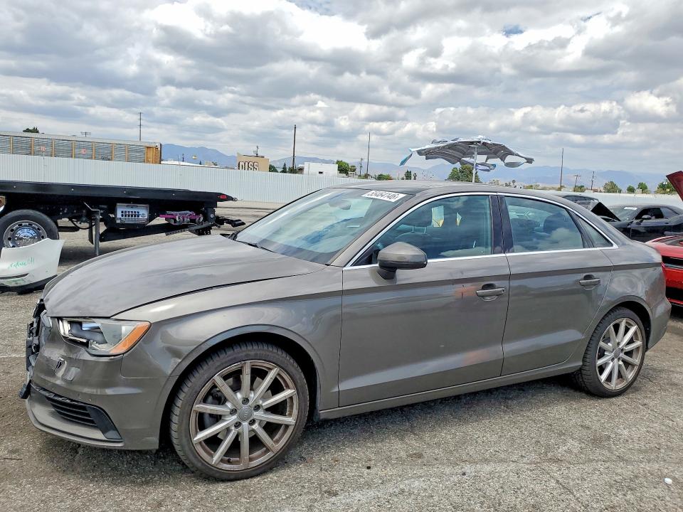 2016 Audi A3 VIN WAUE8GFFXG1040381 COPART salvage auction — SIDE, CA - NON-REPAIRABLE VEHICLE CERT, sold $1,550 on 2026-07-14 (photo 1)