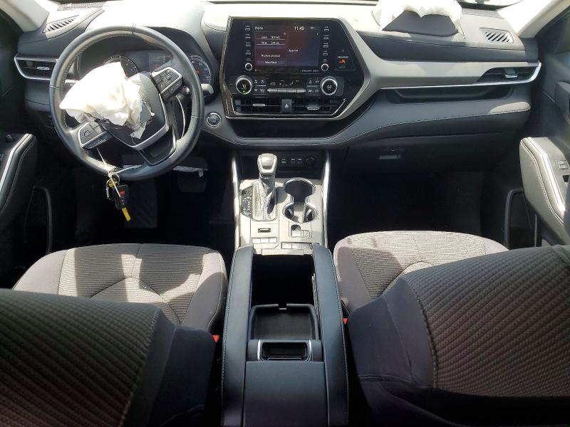 2022 Toyota Highlander VIN 5TDBZRBHXNS180159 COPART salvage auction — FRONT END, Ny - Mv-907A Salvage Certificate, sold $11,100 on 2026-07-02 (photo 8)