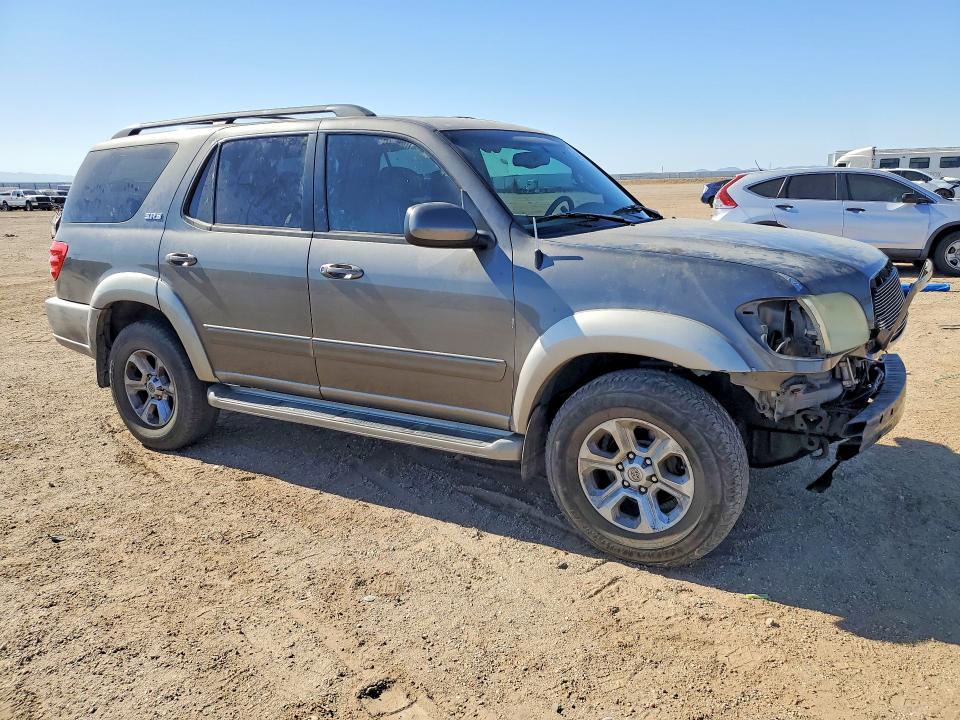 2004 Toyota Sequoia VIN 5TDBT44A84S206339 COPART salvage auction — FRONT END, Ca - Salvage Certificate, sold $750 on 2026-07-20 (photo 4)