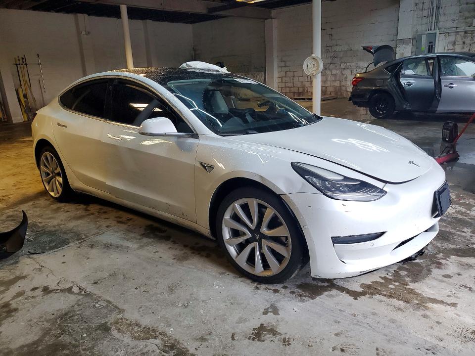 2020 Tesla Model 3 VIN 5YJ3E1EA6LF808011 COPART salvage auction — FRONT END, Oh - Cert Of Title-Salvage, sold $2,900 on 2026-07-31 (photo 4)