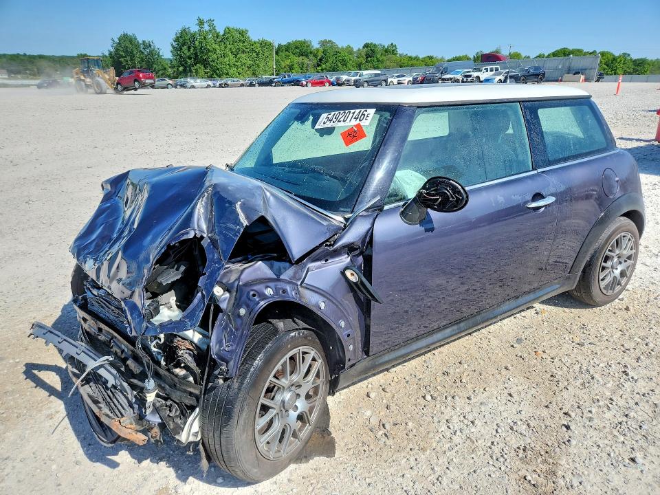 2013 Mini Cooper VIN WMWSU3C54DT677785 COPART salvage auction — FRONT END, Mi - Certificate Of Title, sold $300 on 2026-07-16 (photo 1)