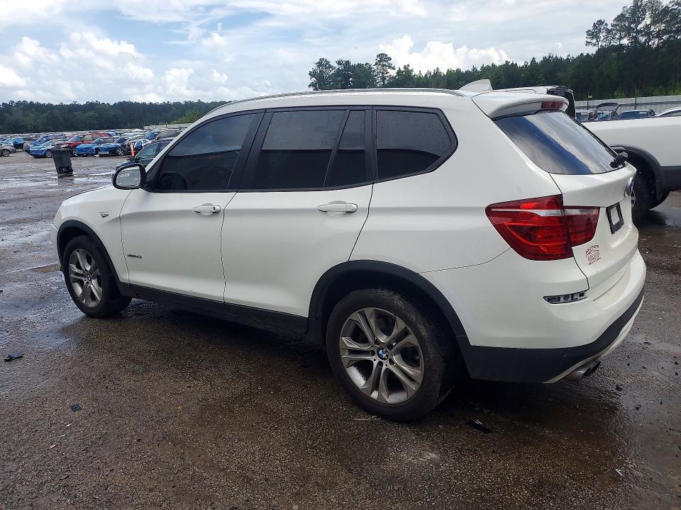 2015 BMW X3 VIN 5UXWX7C50F0K34409 COPART salvage auction — FRONT END, SC - CERT OF TITLE-SALVAGE, sold $1,500 on 2026-07-20 (photo 2)