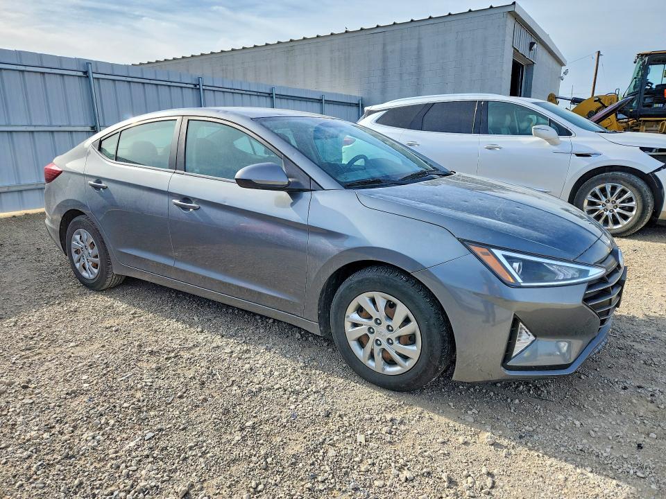 2019 Hyundai Elantra VIN KMHD74LFXKU753353 COPART salvage auction — HAIL, Ia - Cert Of Title-Salvage Title, sold $3,100 on 2026-07-15 (photo 4)